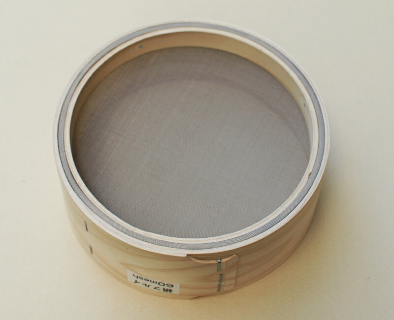 木枠 粉ふるい 24メッシュ 外枠 5寸 15cm ステンレス 網 | ふるい 粉 