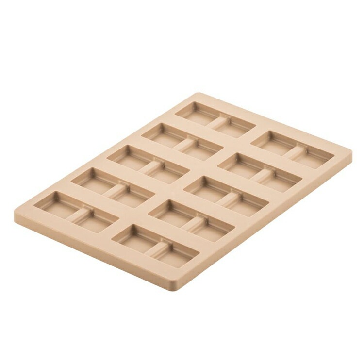 ���ꥳ�ޡ��� Chocado KIT BLOCCO B ���ʥå��С� 10���� | Silikomart CH022 �ȥ饤���� 75x38x��16mm ICH022 ���ꥳ�� �ץ饹���å� ���祳�졼�ȷ� ���祳�� ���祳�졼�� ���祳 �� �Х�󥿥���