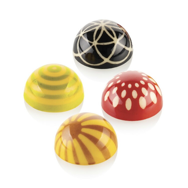 ���ꥳ�ޡ��� chocado ���祳�������A 4�ĥ��å� | Silikomart CHOCO STAMP A �ץ饹���å� ���祳�졼�ȷ� ���祳�� ���祳�졼�� ���祳 �� �Х�󥿥���