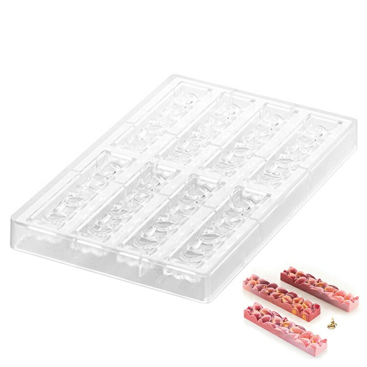 ꥳޡ Chocado GOCCIA-B ʥåС 8 | Silikomart CH009 ȥ饤 120x25x16mm ץ饹å 祳졼ȷ 祳 祳졼 祳  Х󥿥