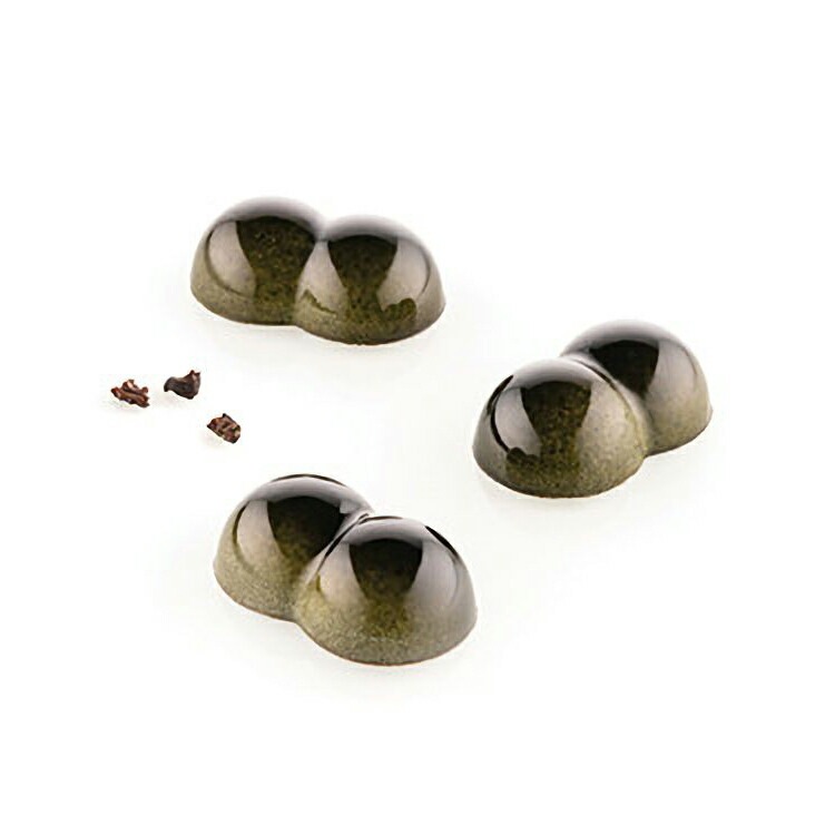 ���ꥳ�ޡ��� Chocado BOLLA-P �ץ��� 24���� | Silikomart CH010 �ȥ饤���� 40x25x��14mm �ץ饹���å� ���祳�졼�ȷ� ���祳�� ���祳�졼�� ���祳 �� �Х�󥿥���