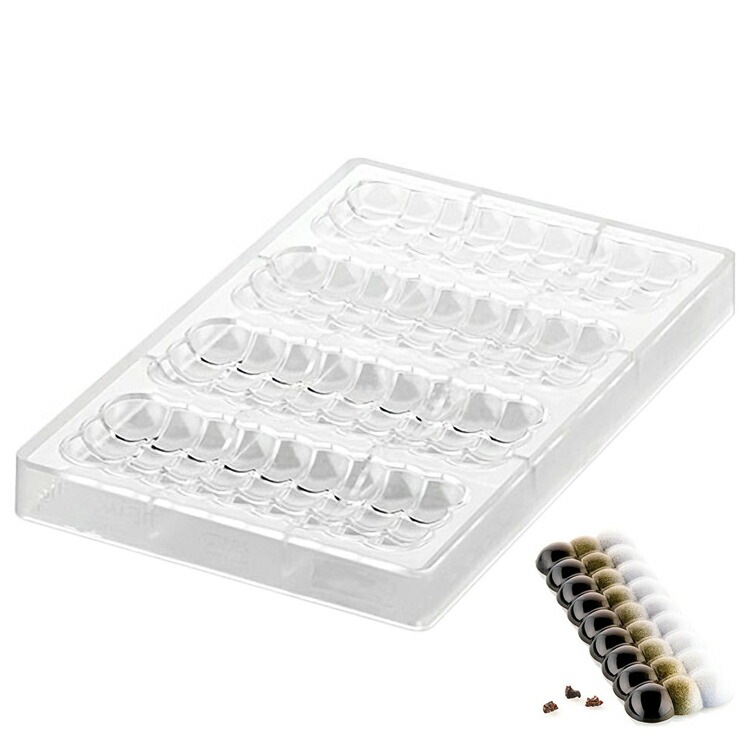 ���ꥳ�ޡ��� Chocado BOLLA-T ���֥�å� 4���� | Silikomart CH011 �ȥ饤���� 156x61x��14mm �ץ饹���å� ���祳�졼�ȷ� ���祳�� ���祳�졼�� ���祳 �� �Х�󥿥���
