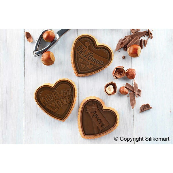 ���ꥳ�ޡ��� ���å����� ���祳�졼�ȷ� Kit Cookie Choc LOVE CKC06 Silikomart
