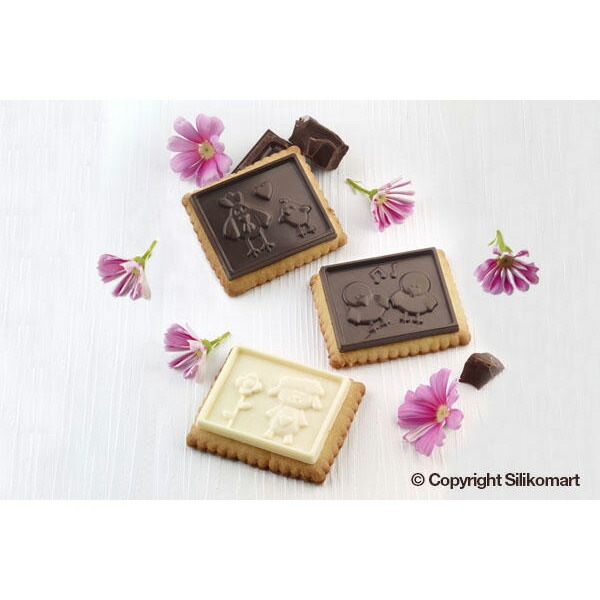 ���ꥳ�ޡ��� ���å����� ���祳�졼�ȷ� Kit Cookie Choc COUNTRY CKC13Silikomart