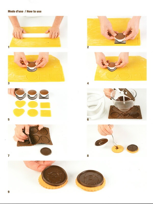 ���ꥳ�ޡ��� ���å����� ���祳�졼�ȷ� Kit Cookie Choc COUNTRY CKC13Silikomart