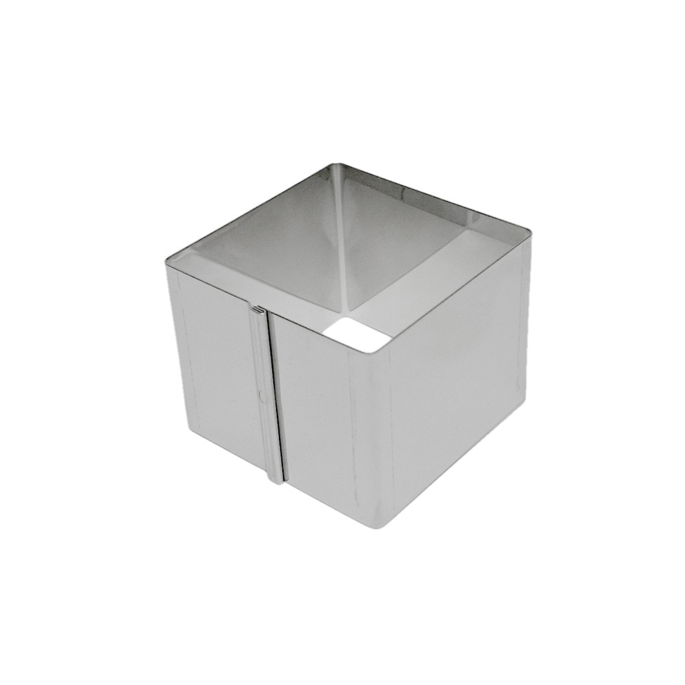 正方形 セルクル型 5cm × 高4cm 18-8 ステンレス | 5センチ 空焼き