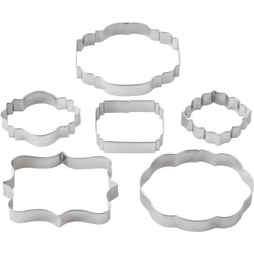 Wilton ������ȥ� ȴ�������å� �ץ饰���åȥ����ȥ��å� 6�ĥ��åȥ��ƥ�쥹 Plaque Cut-Out Set