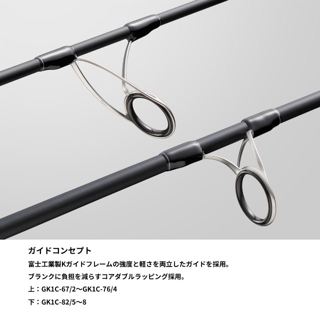 メジャークラフトジャイアントキリング1g GK1C-76/4 ボートキャスティングモデル ジャイアントキリング1G