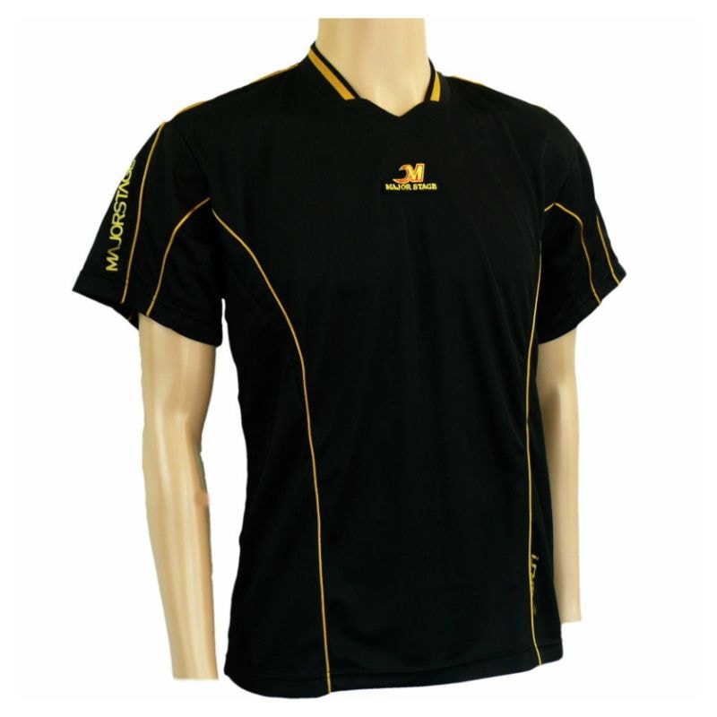 日本製 野球 セカンドシャツ 半袖 吸汗速乾 B:SHIRT ブラック｜メジャーステージ