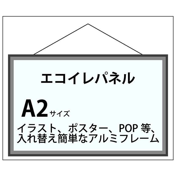 エコイレパネ フレーム加工 A2(420×594)