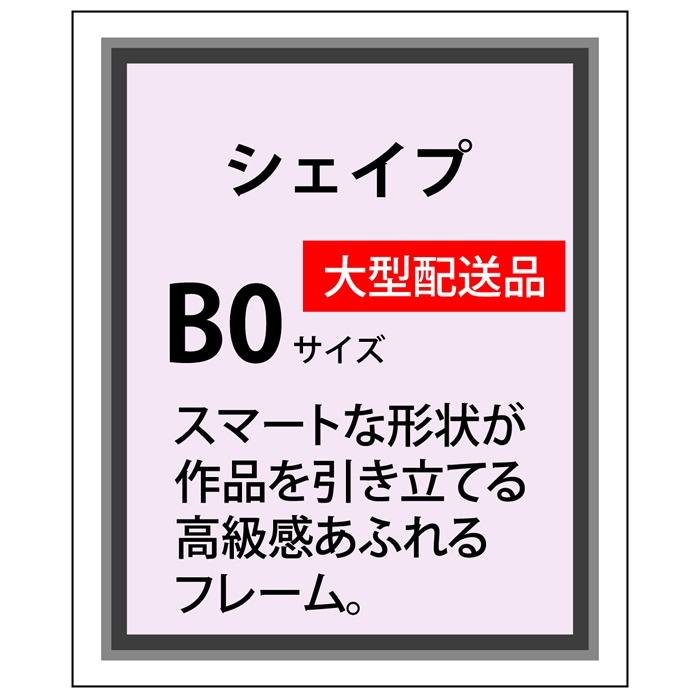 シェイプアルミ フレーム加工 B0(1030×1456)