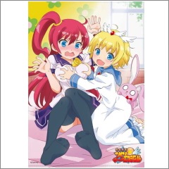 快盗天使ツインエンジェル クリアファイル 表 遥 葵 裏 エリス リリカ イラスト 中嶋ちずな ツインエンジェル ぴーてんねっと