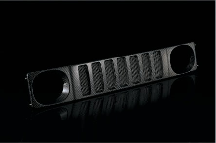 FARM ABS製ビンテージグリル カーボンルック JA11 JB31 | ジムニー車