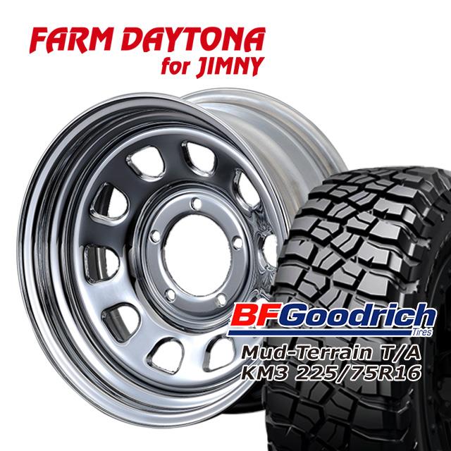 FARM �ǥ��ȥ� �������� 16��6J/5H-18 BF���åɥ�å�Mud-Terrain T/A KM3 225/75R16 (4�ܥ��å� or 1��)