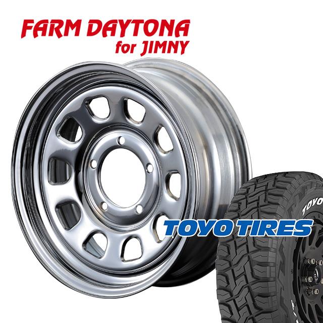 FARM �ǥ��ȥ� �������� 16��5.5J/5H+20 �ȡ��衼 �����ץ󥫥�ȥ꡼ RT185/85R16(�ۥ磻�ȥ쥿��) (4�ܥ��å� or 1��)