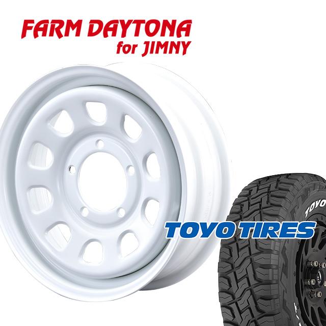 FARM �ǥ��ȥ� �ۥ磻�� 16��5.5J/5H+20 �ȡ��衼 �����ץ󥫥�ȥ꡼ R/T 185/85R16(�ۥ磻�ȥ쥿��) (4�ܥ��å� or 1��)