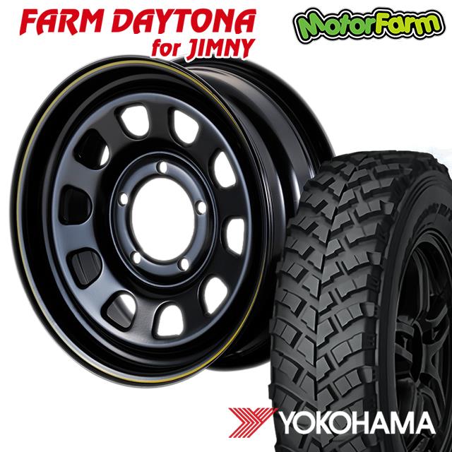 FARM ¥Ç¥¤¥È¥Ê ¥Ö¥é¥Ã¥¯/¥¤¥¨¥í¡¼¥é¥¤¥ó 16¡ß5.5J/5H+20 ¥è¥³¥Ï¥Þ ¥¸¥ª¥é¥ó¥À¡¼ M/T+ ¥ï¥¤¥ë¥É¥È¥é¥¯¥·¥ç¥ó 195R16 (4ËÜ¥»¥Ã¥È or 1ËÜ)