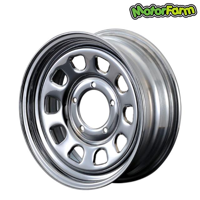 FARM デイトナ クローム 16×5.5J/5H+20 ヨコハマ ジオランダー X-MT