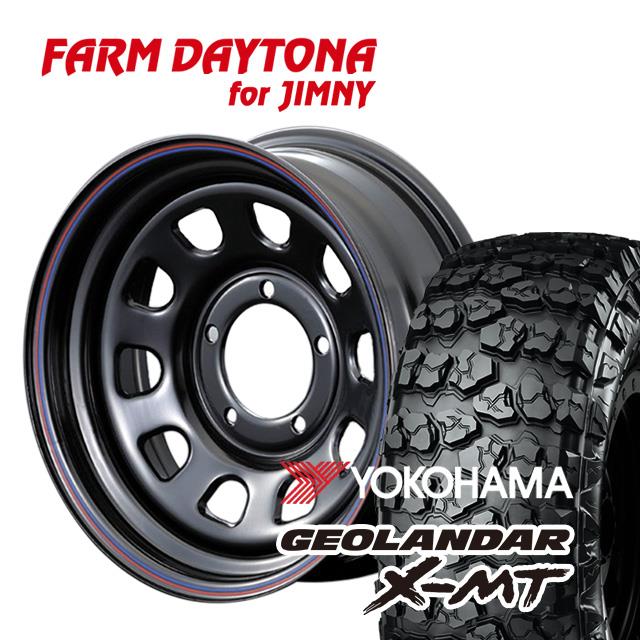 FARM デイトナ ブラック/レッド・ブルーライン 16×6J/5H-18 ヨコハマ 