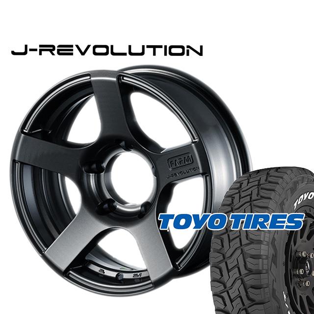 FARM J-REVOLUTION ����᥿��å� 16��5.5J/5H-25 �ȡ��衼 �����ץ󥫥�ȥ꡼RT185/85R16(�ۥ磻�ȥ쥿��) (4�ܥ��å� or 1��)