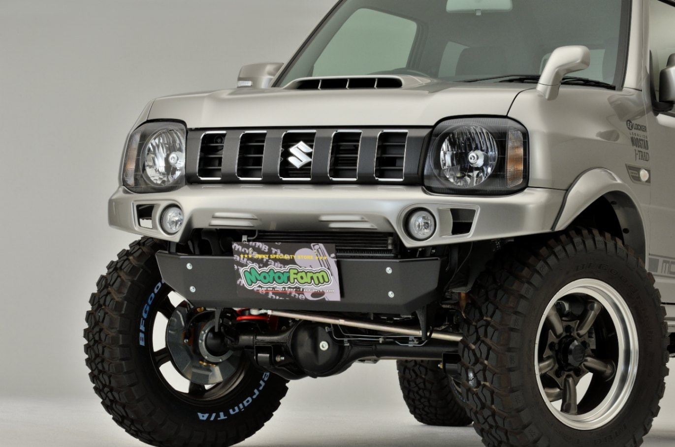 FRP製フロントスキッドガード マットブラック JB23系専用 | ジムニー