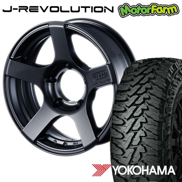 先行予約：2025年7月発送】FARM J-REVOLUTION ガンメタリック 16×5.5J 