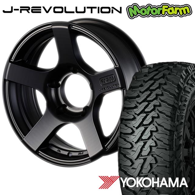 FARM J-REVOLUTION ޥåȥ֥å 165.5J/5H-25 襳ϥ  MT G003 185/85R16 ( yokohama geolandar ޥåɥƥ쥤 ) (4ܥå or 1)