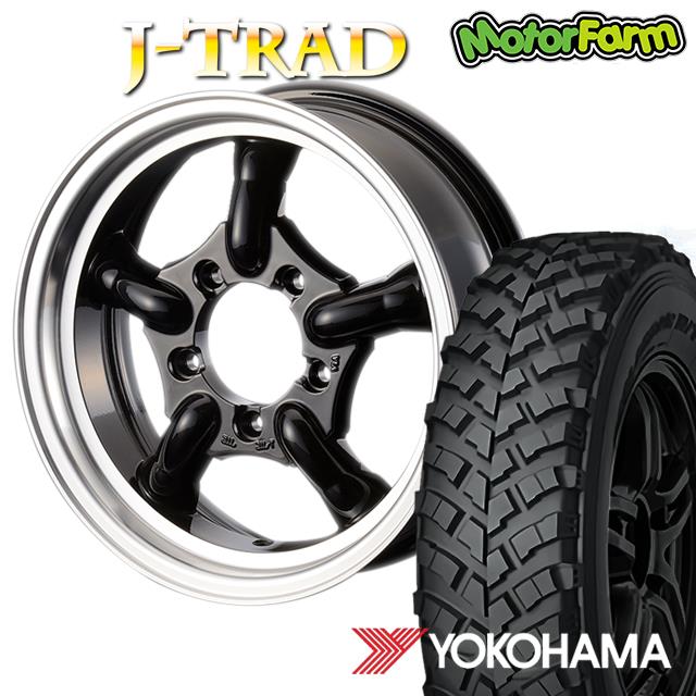 J-TRAD ¥°¥í¥¹¥Ö¥é¥Ã¥¯ DC¥ê¥à 16¡ß5.5J/5H+20 ¥è¥³¥Ï¥Þ ¥¸¥ª¥é¥ó¥À¡¼ MT+ ¥ï¥¤¥ë¥É¥È¥é¥¯¥·¥ç¥ó 7.00R16 ( yokohama wild traction ¥Þ¥Ã¥É¥Æ¥ì¥¤¥ó ) (4ËÜ¥»¥Ã¥È or 1ËÜ)