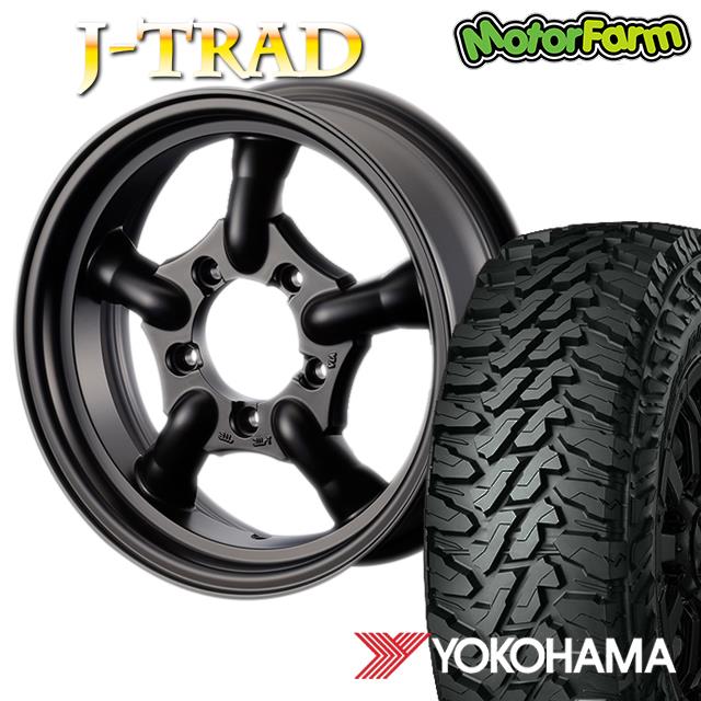 J-TRAD ¥Þ¥Ã¥È¥Ö¥é¥Ã¥¯ 16¡ß5.5J/5H+20 ¥è¥³¥Ï¥Þ ¥¸¥ª¥é¥ó¥À¡¼ MT G003 185/85R16 ( yokohama geolandar ¥Þ¥Ã¥É¥Æ¥ì¥¤¥ó ) (4ËÜ¥»¥Ã¥È or 1ËÜ)