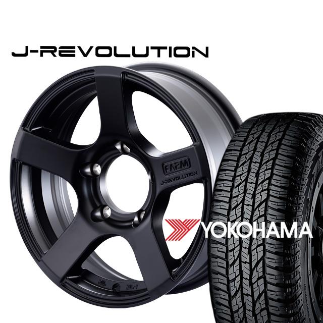 FARM J-REVOLUTION ޥåȥ֥å 165.5J/5H0襳ϥ  A/T G015 185/85R16 ( yokohama geolandar ƥ쥤 ) 4ܥå