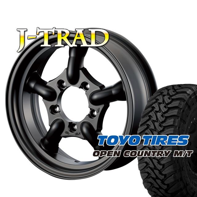 J-TRAD �ޥåȥ֥�å� 16��5.5��/5��+20���ȡ��衼 �����ץ󥫥�ȥ꡼MT225/75R16 (4�ܥ��å� or 1��)
