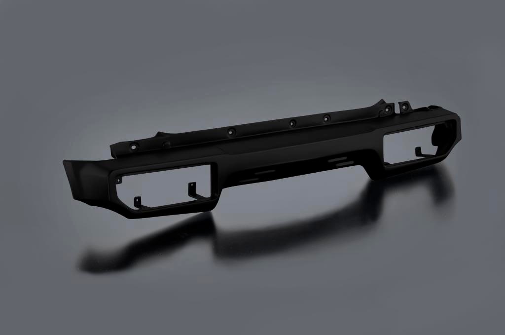 もげら ジムニー？社外品リアバンパー ブラック ジムニー ウレタンバンパー リア用 JB64 セミグロスブラック(SGB) 塗装