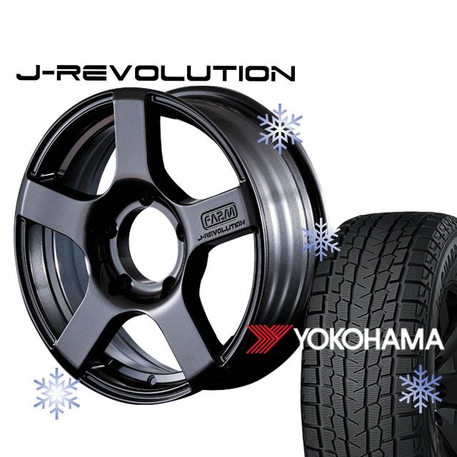 FARM J-REVOLUTION マットブラック 16×5.5J/5H-25 J-REVOLUTION マットブラック 16×5.5J/5H-25 4本set ホイール