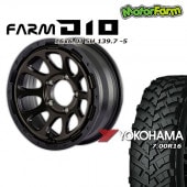【美品】FARM D10 ホイール タイヤ 4本セット ジムニー 楽天市場】【新品】ジムニー 夏タイヤ ホイール4本セット 175