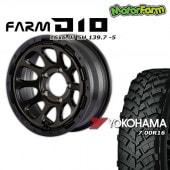 FARM D10 ޥåȥ֥åDC/ƥȥǥ 166J/5H -5 襳ϥ  MT+ 磻ɥȥ饯 7.00R16 (4ܥå or 1)