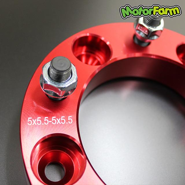 ワイドトレッドスペーサー 30mm 5H/139.7-P1.25 レッド 補修用1枚