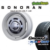 ڥʡۥåɥ쥹 ۥ SONORAN եۥ磻 165.5J/5H +20 GRIPMAX X SUV (ۥ磻ȥ쥿) 185/85R16 4ܥå