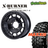 FARM X-BURNER ޥåȥ֥å 166J/5H -5 ޥ ꡼ԡ顼 6.50/R16 (4ܥå or 1)