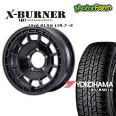 FARM X-BURNER ޥåȥ֥å 166J/5H -5 襳ϥ  A/T G015 185/85R16 (4ܥå or 1)