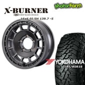 FARM X-BURNER ޥåȥ᥿å 166J/5H -5 襳ϥ  M/T G003 185/85R16 (4ܥå or 1)