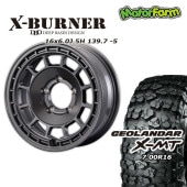 FARM X-BURNER ޥåȥ᥿å 166J/5H -5 襳ϥ  X-MT G005 7.00R16 (4ܥå or 1)