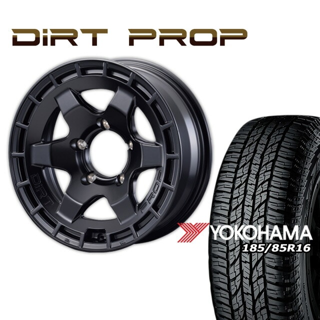FARM DIRT PROP ¥Þ¥Ã¥È¥Ö¥é¥Ã¥¯ 16¡ß6J/5H -5 ¥è¥³¥Ï¥Þ ¥¸¥ª¥é¥ó¥À¡¼ A/T G015 185/85R16 (4ËÜ¥»¥Ã¥È or 1ËÜ)