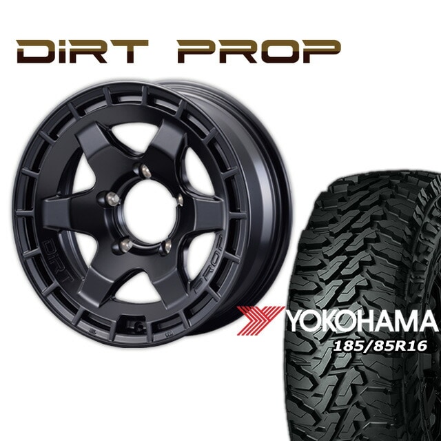 FARM DIRT PROP �ޥåȥ֥�å� 16��6J/5H -5 �襳�ϥ� ���������� M/T G003 185/85R16 (4�ܥ��å� or 1��)