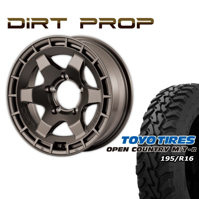 FARM DIRT PROP マットブロンズ 16×6J/5H -5 トーヨー オープン