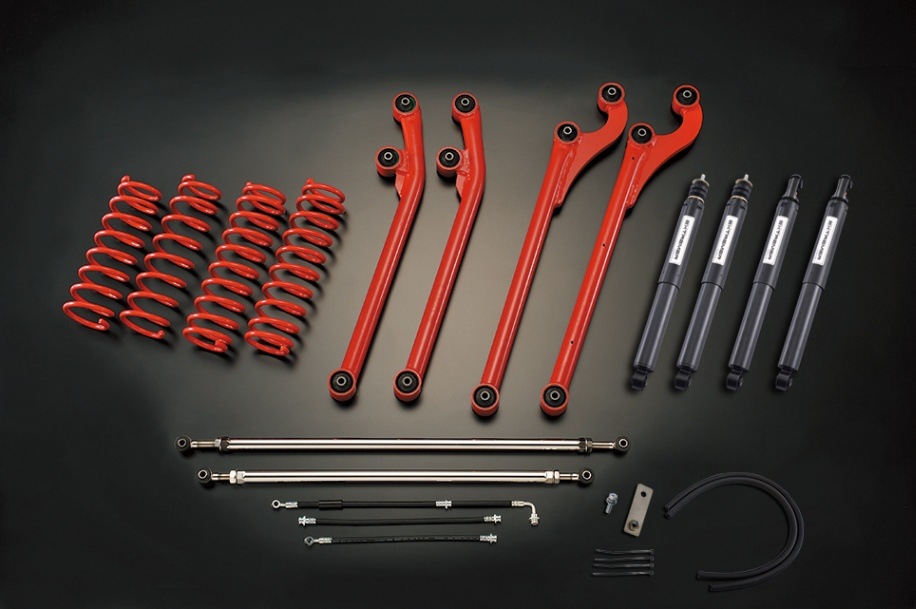 サスペンション 4本セット ARROWZサスペンションキット 4本セット 車庫