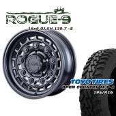 FARM ROGUE-9 ޥåȥ֥å 166J/5H -5 ȡ衼 ץ󥫥ȥ꡼ MT-R 195/R16 (4ܥå or 1)