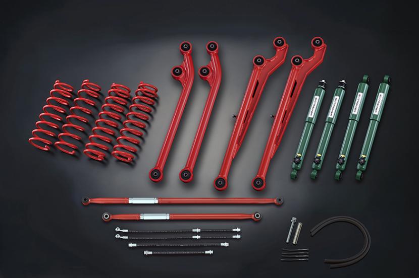 【noname様オーダーパーツ】ジムニーJA22 BLITZ&HKSキット超美品 FARM サスペンションセット 新型ジムニーノマド JC74【 KYB STPROEX