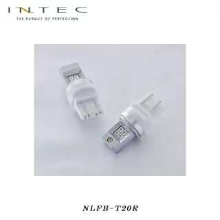 INTEC ハイパフォーマンス LED バルブ T20 レッド シングル ダブル 兼用 ブレーキ 140lm 高輝度8LED/ハイパワーSMD 保安基準適合 [NLFB-T20R]