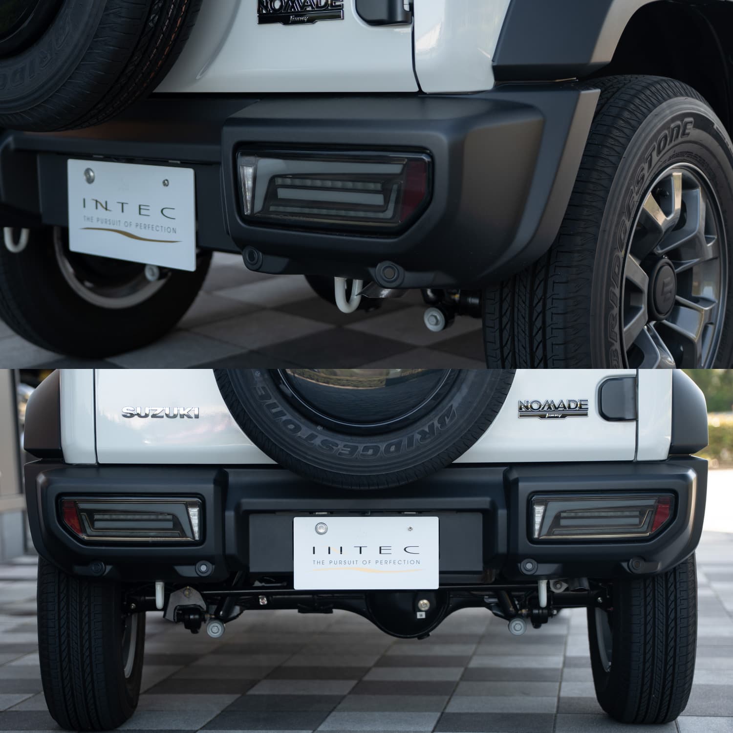 【予約販売 6月以降発送予定】ジムニー・ノマド・シエラ用 INTEC フル LED テールランプ Type2 保安基準適合 Eマーク取得 1年保証【INLTL015-SZJC74】
