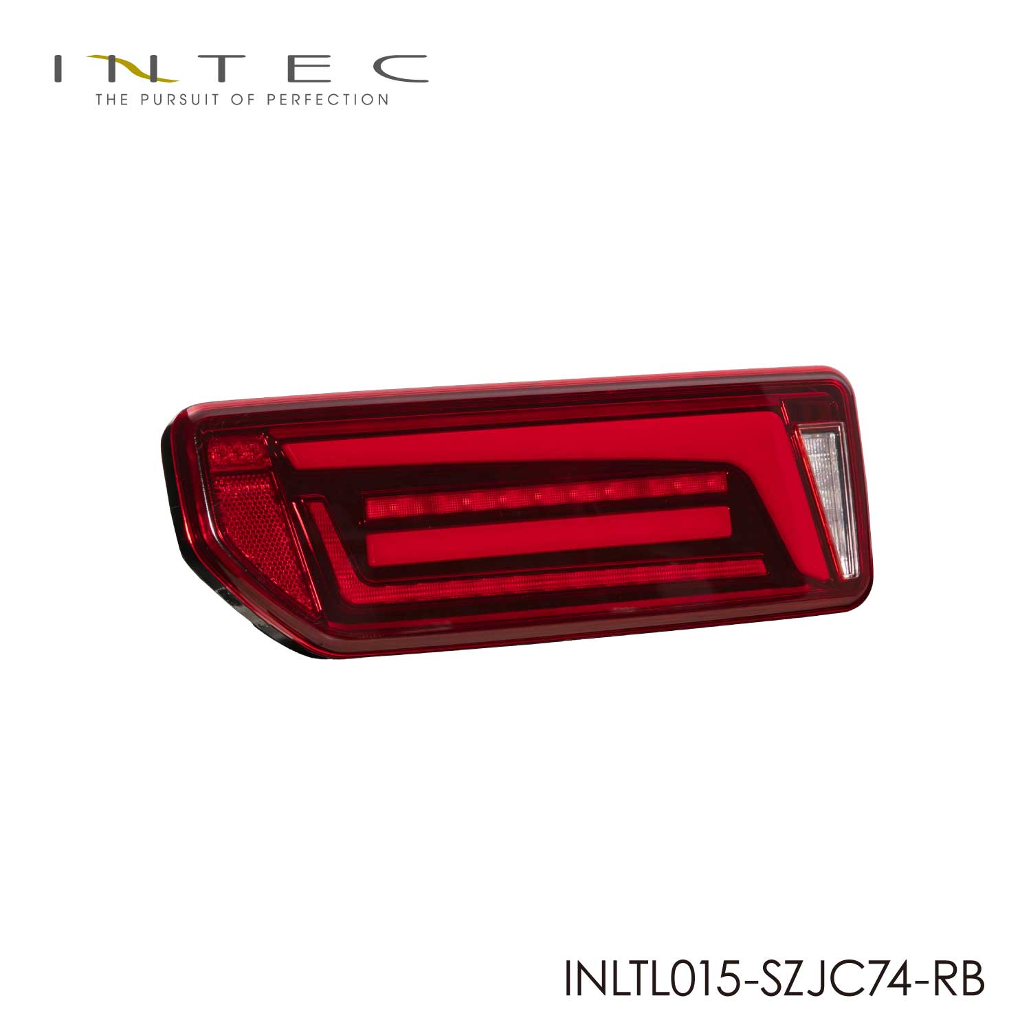 【予約販売 6月以降発送予定】ジムニー・ノマド・シエラ用 INTEC フル LED テールランプ Type2 保安基準適合 Eマーク取得 1年保証【INLTL015-SZJC74】